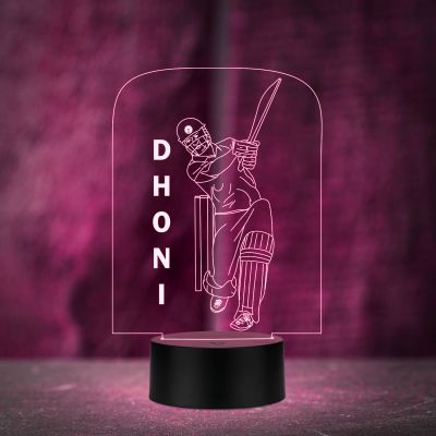 Ms. Dhoni Character Design Night Lamp